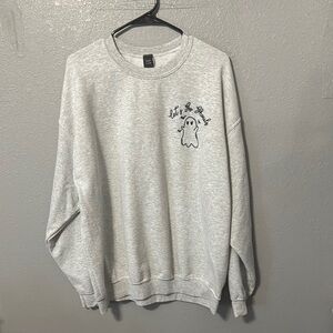 Gray Graphic Sweatshirt
